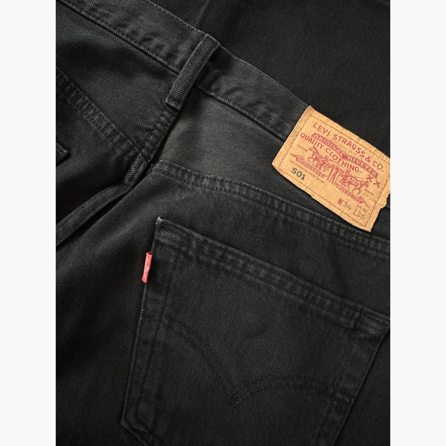 Jean Levi's® 501® black - 2002 - W34L36