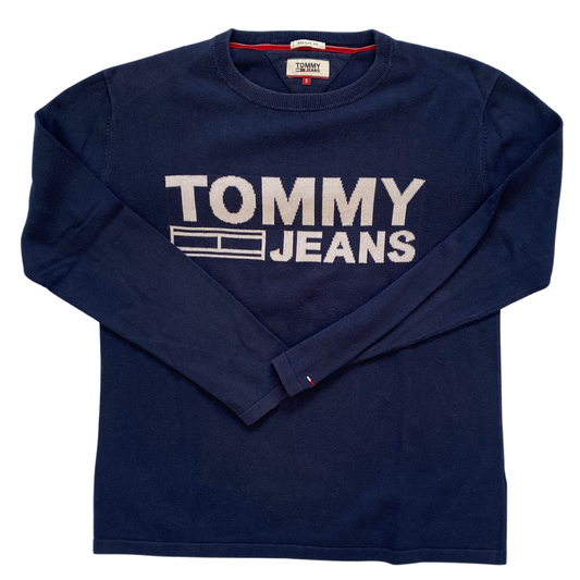 Pull col rond Tommy Hilfiger en coton - taille S